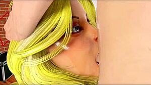 Blonde Teacher's Intense Fucking In Hentai Parody