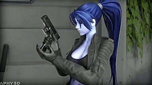 Hot anime porn with anal sex and assfucking scenes from Overwatch