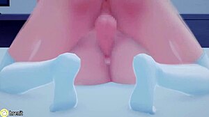 NTR with my animated girlfriend in sensual cowgirl position