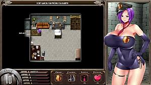 Karryn's prison adventure in Toon Simulator gameplay with Prisoner mode