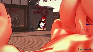 Mushoku Sexsei 1: Eris Catches Roxy Fucking and Joins for Big Tits Fantasy. Full 1hr on Sheer FantasyKing3!