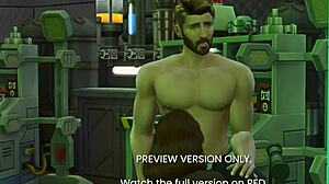 3D Porn: Marvel-themed hentai with Captain America and Peggy Carter
