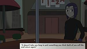 18titans visual novel - A night with Raven