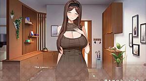 Summer Clover Harem Hentai Game Ep 4 - Caught Boss Masturbating to My Giant Cock