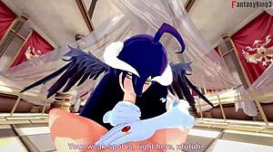 Albedo from Overlord in Full Fantasy Sex with Succubus