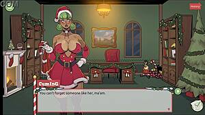 claus secret surprise xmas hentai game ep 3 mrs santa tease us with her underskirt anal plug 🎄