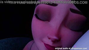 MILF in short and red on 3D dental action
