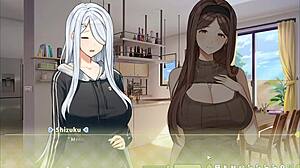 Hentai game featuring summer clover harem and giant cock