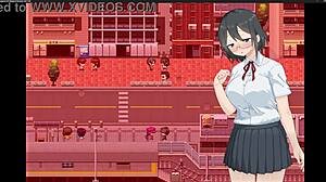 魔法少女在Breasty第4部分隐藏巨大乳房，她的秘密是什么？