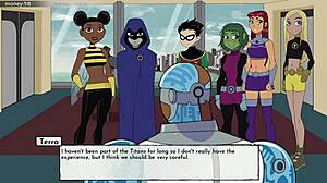 18titans visual novel - A night with Raven