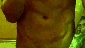 Big cock masturbation scene with rough CFNM elements
