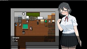 魔法少女在Breasty第4部分隐藏巨大乳房，她的秘密是什么？