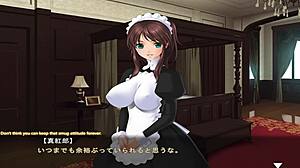 Maid-san to Boin Game Etsuko Scene 2 - English Subtitles