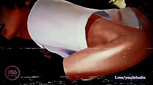 海伦娜的宝藏3D色情动画，激烈吸鸡巴