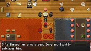 Big-boobed MILF dominates in Harem in Another World game