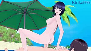 Beautiful anime babes get naughty in Love Live hentai toon