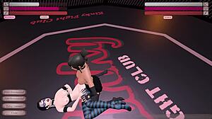 Manga style porn with dancing and kinky sex