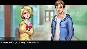 Hentai toon with hot teacher and her big ass
