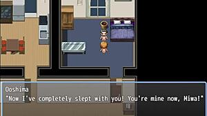 The wife heads naked to the park for a cum bath from beggars in this hentai game part 7.