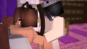 Minecraft porn with anime babes