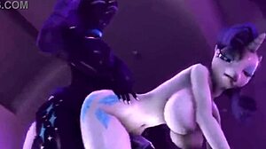 The dark side of the rare sex animation 3D