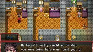Big-boobed MILF dominates in Harem in Another World game