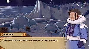 Orgasmic wonder woman in blowjob city - Avatar game