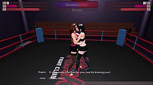 Nagini faces Julia in a wild showdown. Kinky Fight Club T1R28 delivers raw dancing action!