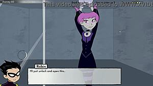 Four Elements Trainer: Jinx and Blackfire's Funtime in 18titan's Cartoon