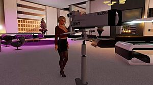 porn casting with giudy lovaluv - chatting about steamy 3d cartoon scenes