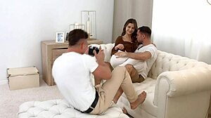 baby doll - petite teen enjoys wild mmf action