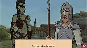 Queens Brothel P9 - Busty Orc Delivers Intense Snu Snu Action