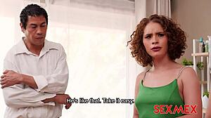 wife gives bold happy ending massages with blowjob