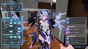 Nymphs in action in hentai