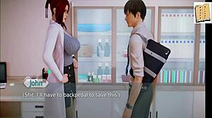 The Academy of Sciences in animated porn video