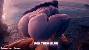 Hentai PMV with big ass 3D cartoon action