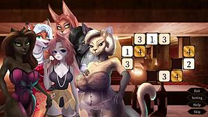 Furry sex cabaret game with no dialogue, only animation and gameplay