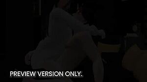 3D animated video of BTS V and Olivia, villains in a hentai movie