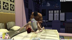 Three woman action in The Sims 4 with first person experience