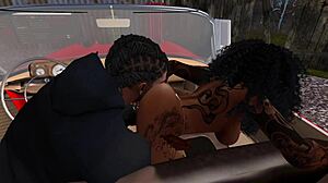 Holy Hell, Black Man Bangs Black Woman at Drive-In Theater!