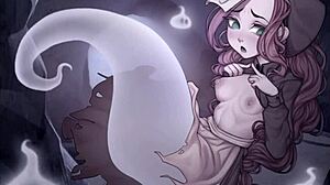 Harem in another world hentai game ep 16 - why do ghost small tits get bukkake?