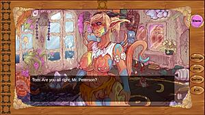 Psychedelic hentai game with weird sex goddess saving world