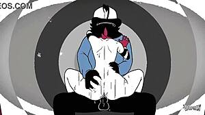 Mime and Dash in hot blowjob animation