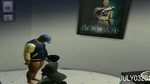 偷窥生活 - 女士在浴室吸黑鸡巴