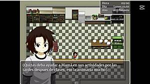 College adventures with MILFs and students in anime style