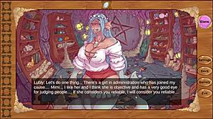 Save the world from a sexy goddess's monster cock