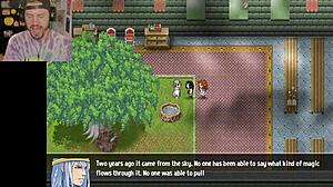 Big tits bouncing while getting fucked in a cartoon game