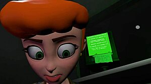 Dexter's Mommy Rides Hard in Vault 69 Fallout Parody Scene.