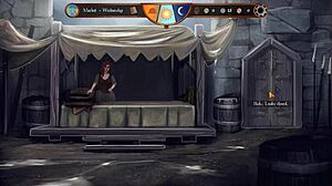 2 girls share 1 big dick in this hentai game