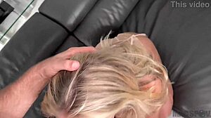 Sexy blonde UK babe gets rough fucked and folded
